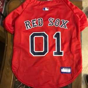 Genuine Boston Redsox dog jersey